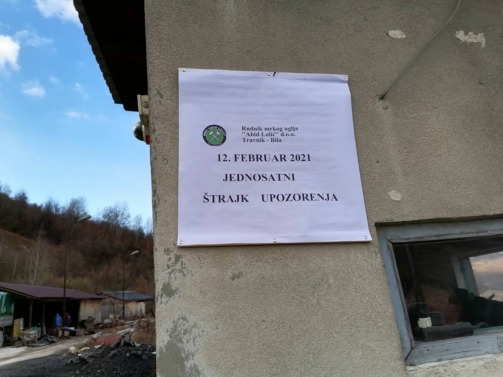 Jednosatnim štrajkom upozorenja i rudari srednjobosanskih rudnika podržali kolege RMU Breza i Zenica